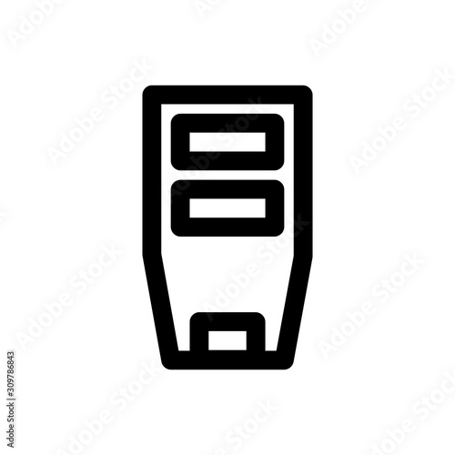 car icon with line style