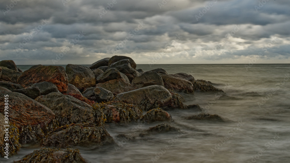 Ostseestrand im Herbst