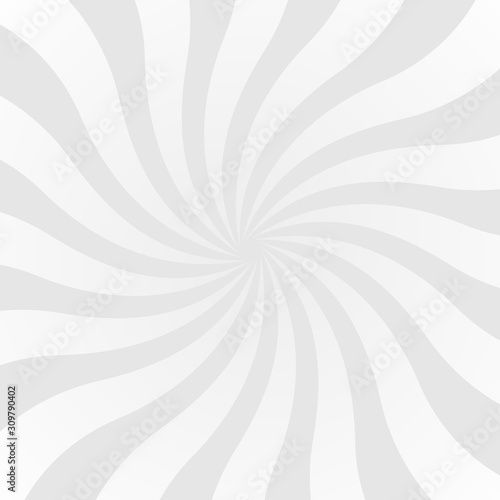 Sun rays background. Gray radiate sun beam, burst effect. Sunbeam light flash boom. Template poster sale. Sunlight star, sunrise glow burst. Solar radiance glare, retro design. Vector illustration