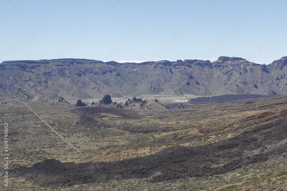 Volcano Teide and blue sky Volcano Teide and blue sky