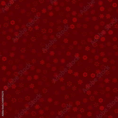 vector winter snow christmas seamless pattern