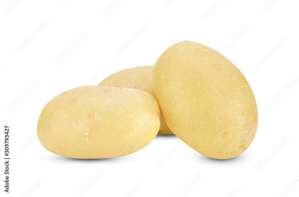 potato isolated on white background