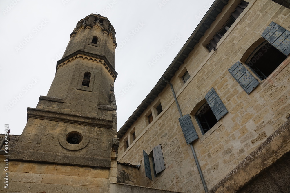 Turm am Palast in Uzes Turm am Palast in Uzes