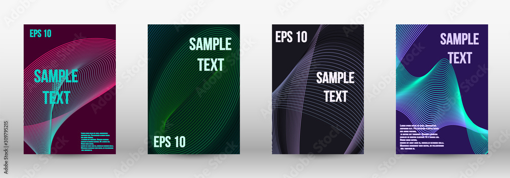 Geometric template with lines Geometric template with lines