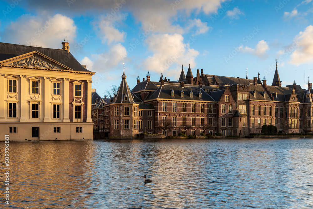 Dutch parliament buildings in The Hague