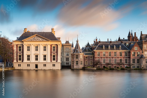 Dutch parliament buildings in The Hague photo