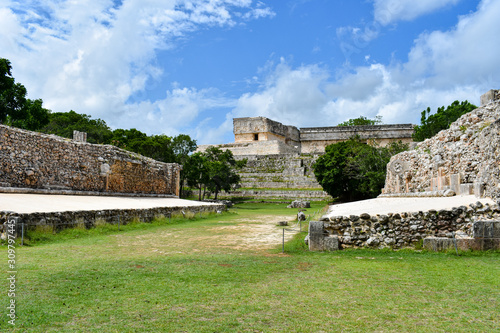 Fotografie Auf dem UNESCO Gelände Uxmal