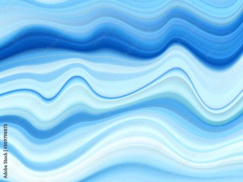 Fototapeta premium Abstract wave acrylic vector background, blue wavy lines Vector eps10
