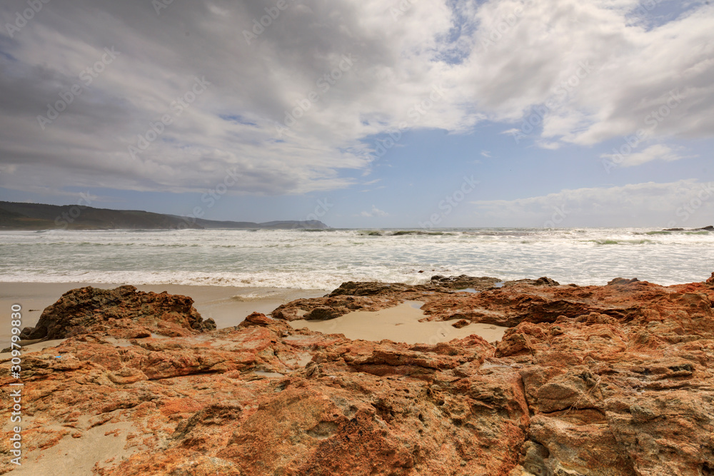 coastal scene at Praia de Nemiña