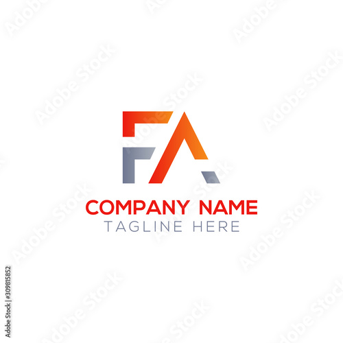 Free Download Initial FA Letter Linked Logo. Creative Letter FA Modern Business Logo Vector Template. FA Logo Design - GFXLoad