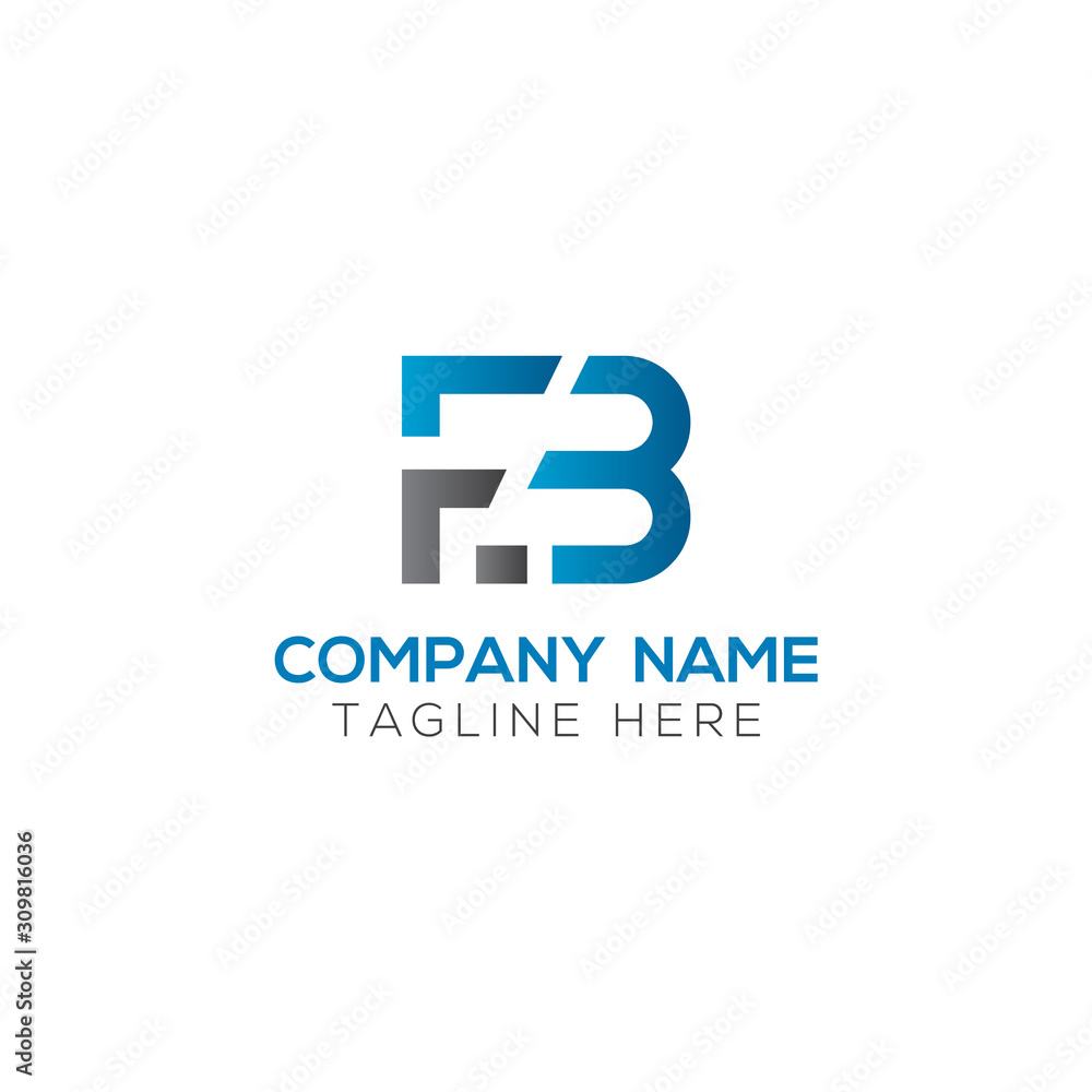 Initial FB Letter Linked Logo. Creative Letter FB Modern Business Logo Vector Template. FB Logo Design Initial FB Letter Linked Logo. Creative Letter FB Modern Business Logo Vector Template. FB Logo Design
