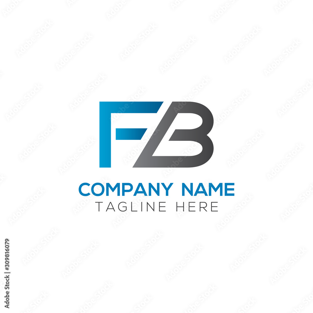 Initial FB Letter Linked Logo. Creative Letter FB Modern Business Logo Vector Template. FB Logo Design Initial FB Letter Linked Logo. Creative Letter FB Modern Business Logo Vector Template. FB Logo Design