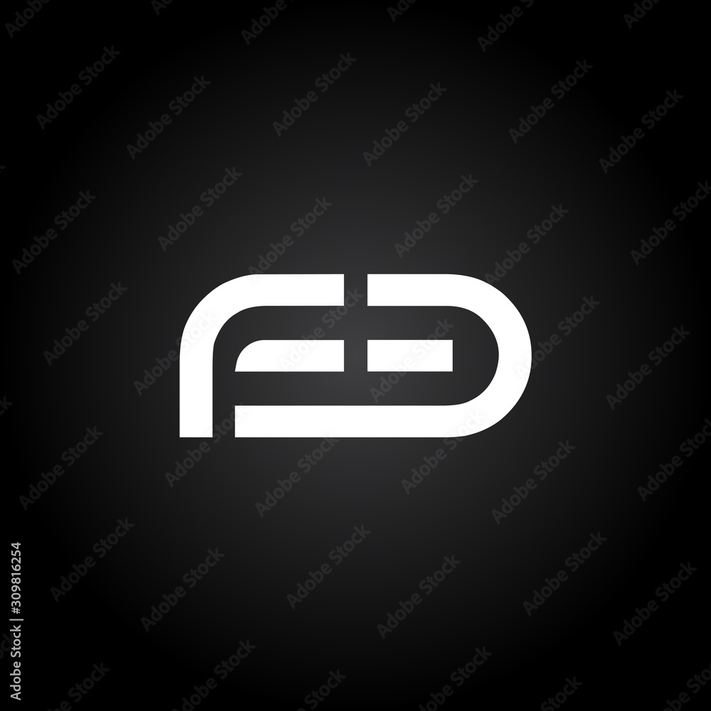 Initial FB Letter Linked Logo. Creative Letter FB Modern Business Logo Vector Template. FB Logo Design Initial FB Letter Linked Logo. Creative Letter FB Modern Business Logo Vector Template. FB Logo Design
