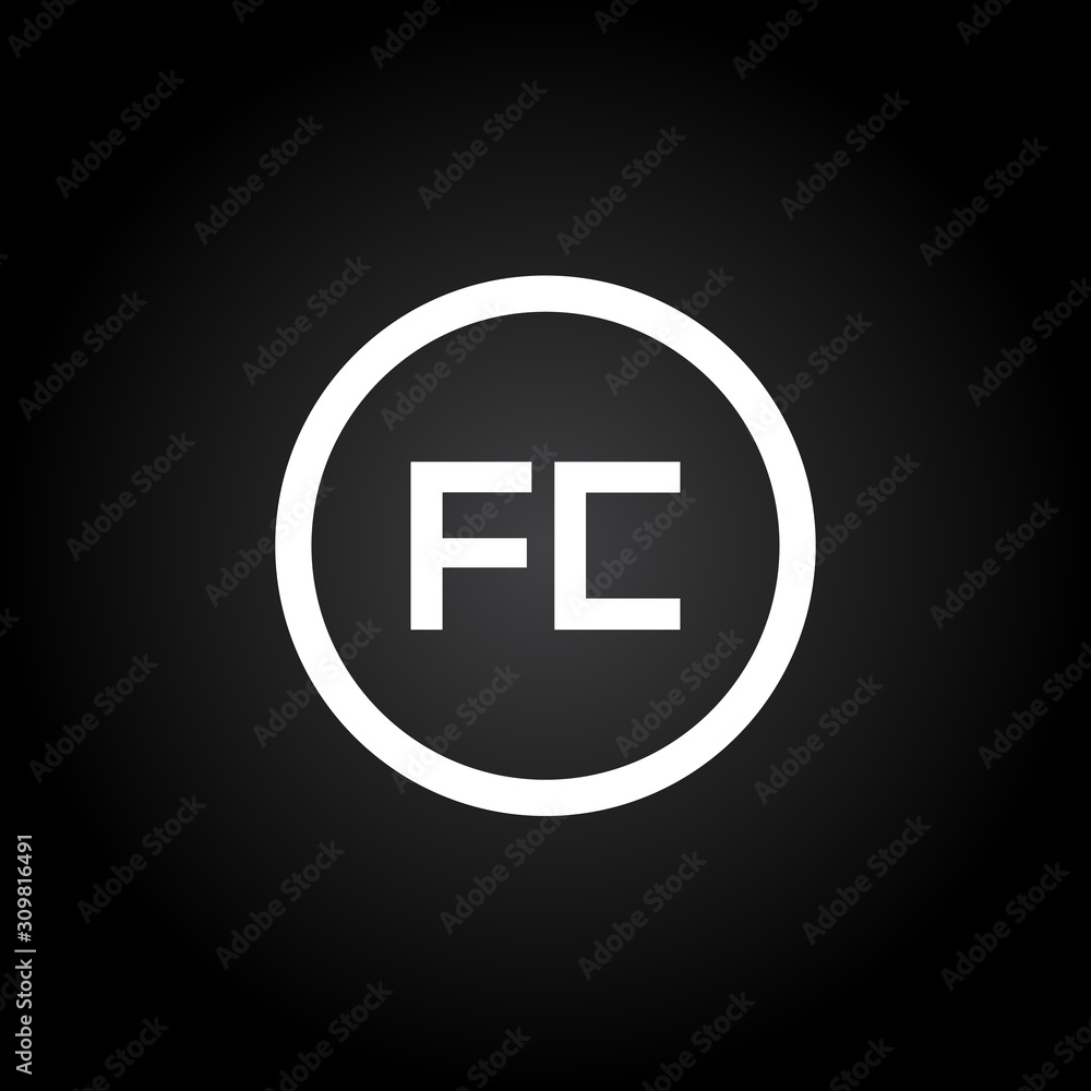 Initial FC Letter Linked Logo. Creative Letter FC Modern Business Logo Vector Template. FC Logo Design Initial FC Letter Linked Logo. Creative Letter FC Modern Business Logo Vector Template. FC Logo Design