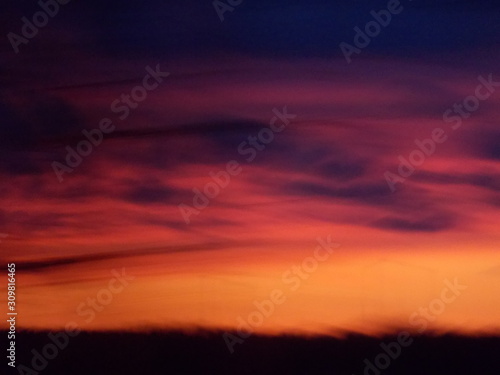 dramatic sky with clouds