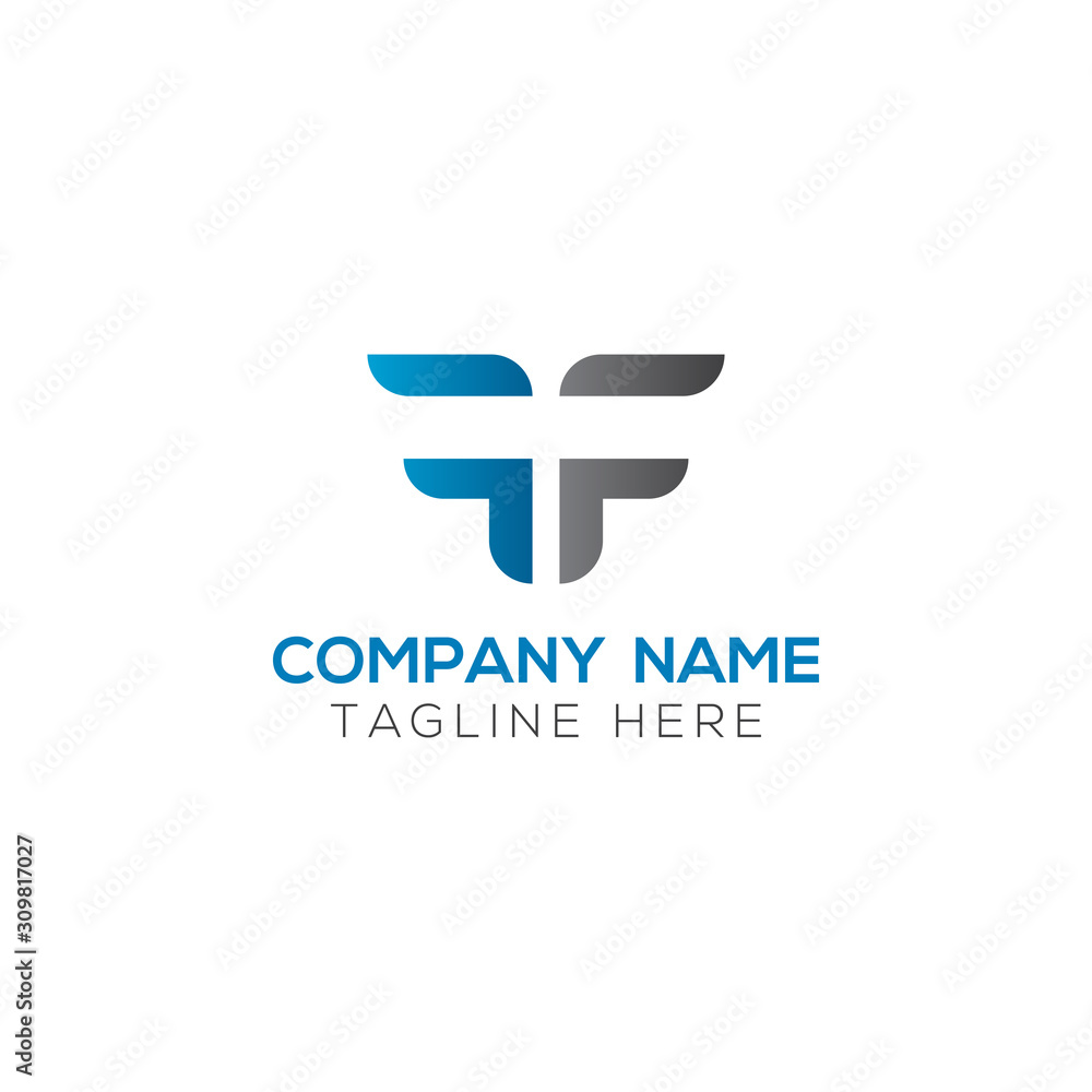 Initial FF Letter Linked Logo. Creative Letter FF Modern Business Logo Vector Template. FF Logo Design