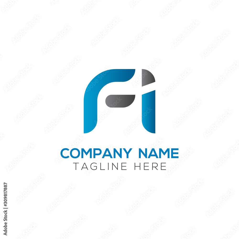 Initial FI Letter Linked Logo. Creative Letter FI Modern Business Logo Vector Template. F I Logo Design Initial FI Letter Linked Logo. Creative Letter FI Modern Business Logo Vector Template. F I Logo Design