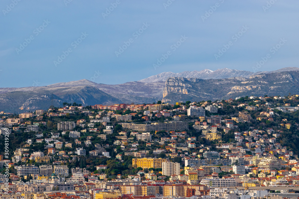 Landscape view of Nice city