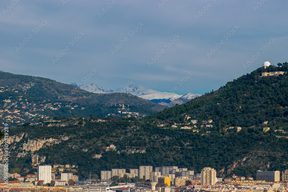 Landscape view of Nice city