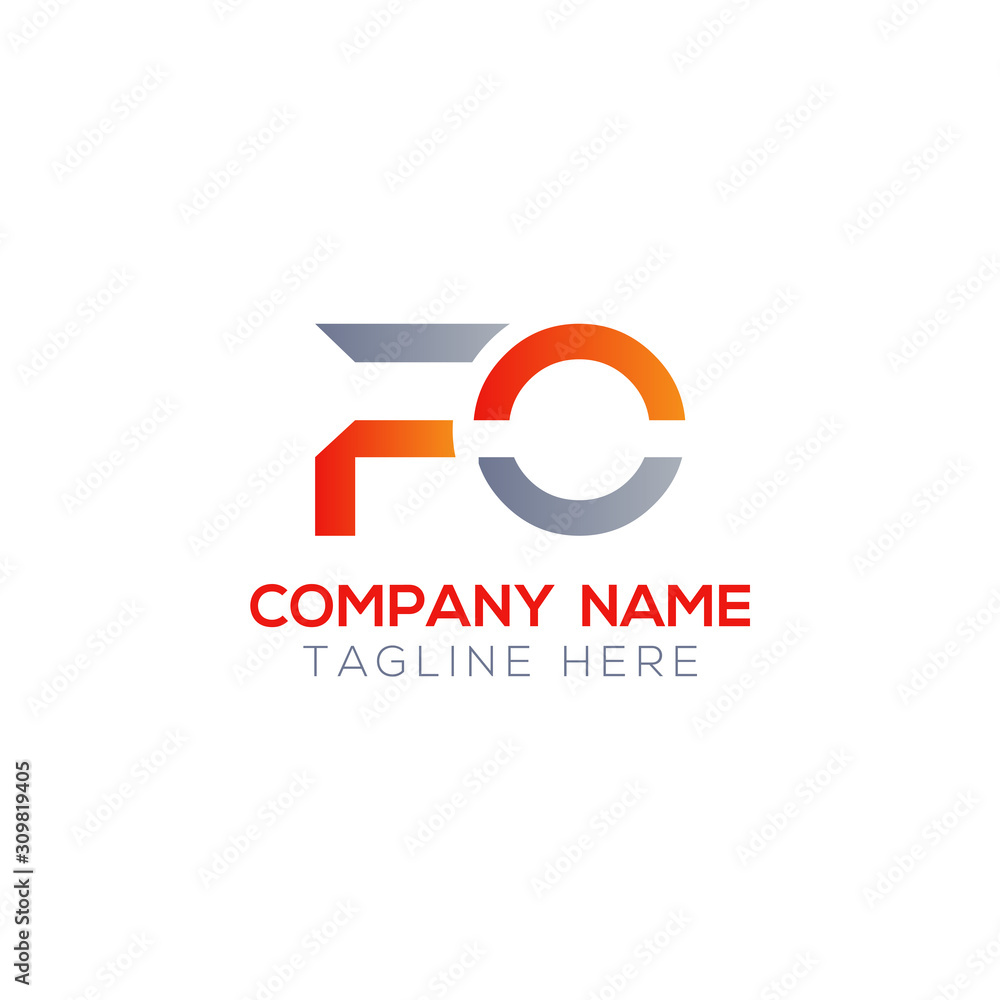 Initial FO Letter Linked Logo. Creative Letter FO Modern Business Logo Vector Template. FO Logo Design Initial FO Letter Linked Logo. Creative Letter FO Modern Business Logo Vector Template. FO Logo Design