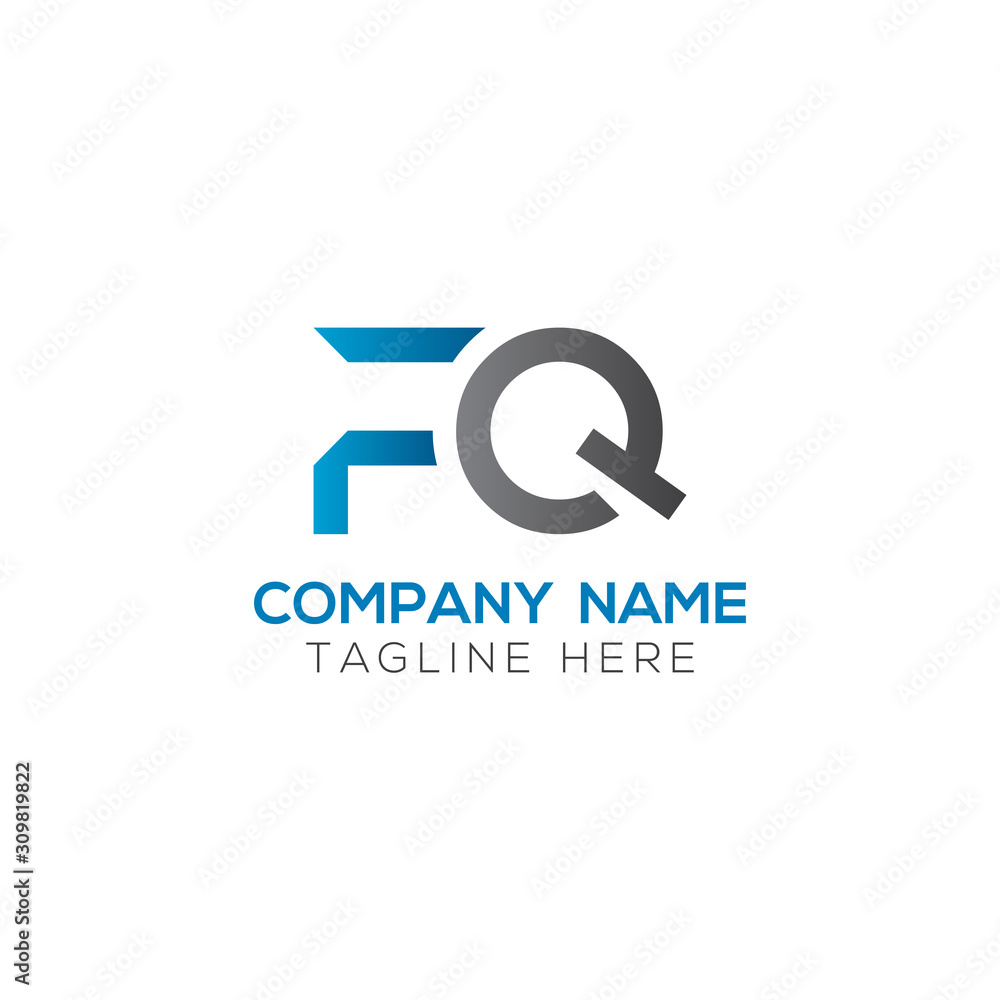 Initial FQ Letter Linked Logo. Creative Letter FQ Modern Business Logo Vector Template. FQ Logo Design Initial FQ Letter Linked Logo. Creative Letter FQ Modern Business Logo Vector Template. FQ Logo Design