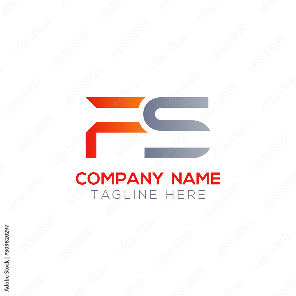 Initial FS Letter Linked Logo. Creative Letter FS Modern Business Logo Vector Template. FS Logo Design Initial FS Letter Linked Logo. Creative Letter FS Modern Business Logo Vector Template. FS Logo Design