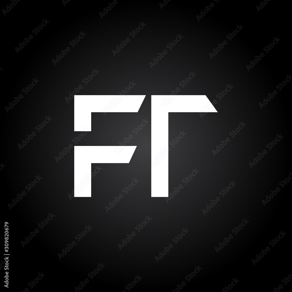 Initial FT Letter Linked Logo. Creative Letter FT Modern Business Logo Vector Template. FT Logo Design Initial FT Letter Linked Logo. Creative Letter FT Modern Business Logo Vector Template. FT Logo Design