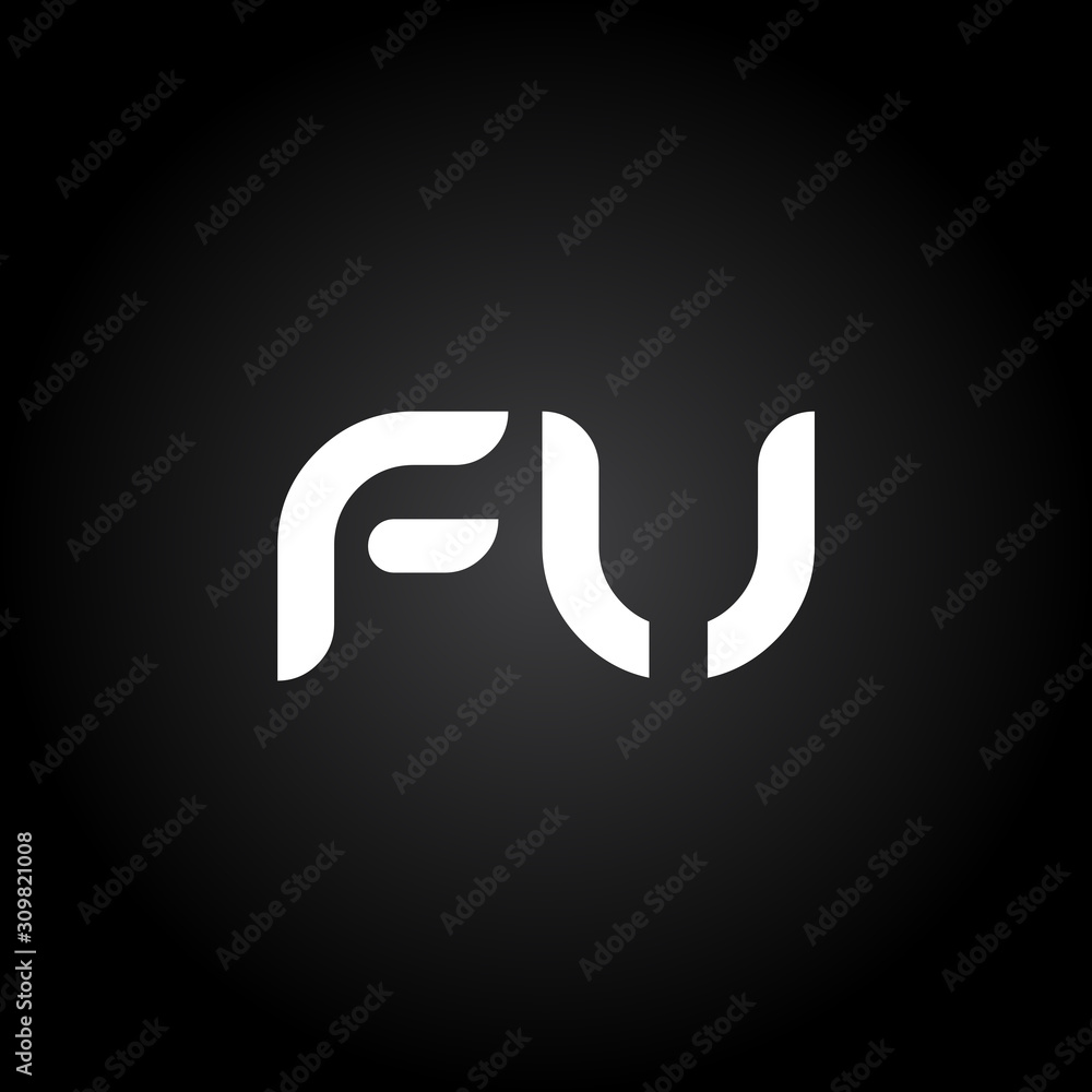 Initial FU Letter Linked Logo. Creative Letter FU Modern Business Logo Vector Template. FU Logo Design Initial FU Letter Linked Logo. Creative Letter FU Modern Business Logo Vector Template. FU Logo Design