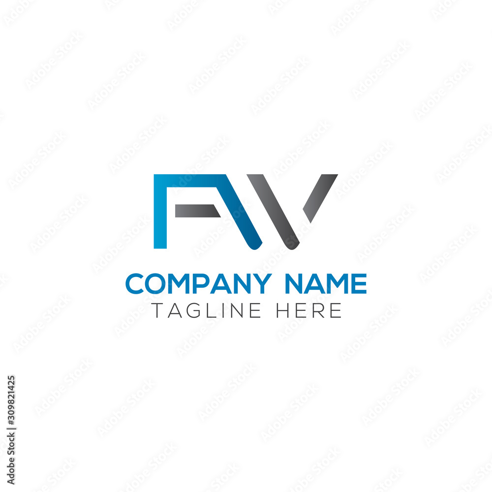 Initial FW Letter Linked Logo. Creative Letter FW Modern Business Logo Vector Template. FW Logo Design Initial FW Letter Linked Logo. Creative Letter FW Modern Business Logo Vector Template. FW Logo Design