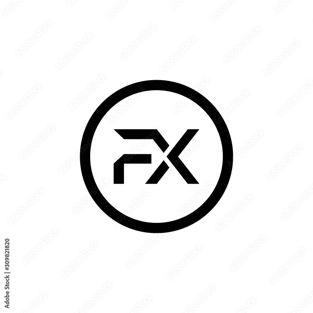 Initial FX Letter Linked Logo. Creative Letter FX Modern Business Logo Vector Template. FX Logo Design Initial FX Letter Linked Logo. Creative Letter FX Modern Business Logo Vector Template. FX Logo Design