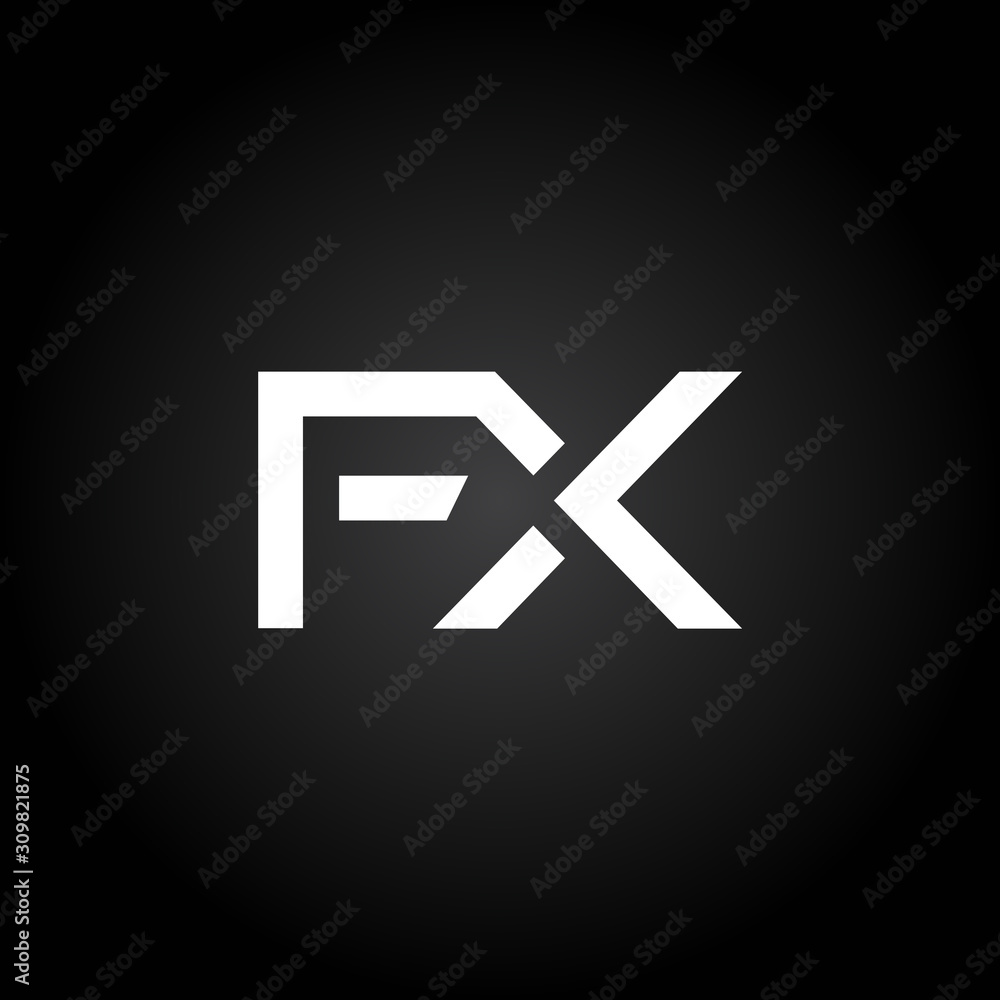 Initial FX Letter Linked Logo. Creative Letter FX Modern Business Logo Vector Template. FX Logo Design Initial FX Letter Linked Logo. Creative Letter FX Modern Business Logo Vector Template. FX Logo Design