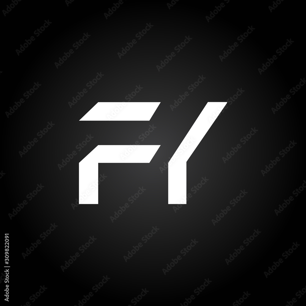 Initial FY Letter Linked Logo. Creative Letter FY Modern Business Logo Vector Template. FY Logo Design Initial FY Letter Linked Logo. Creative Letter FY Modern Business Logo Vector Template. FY Logo Design