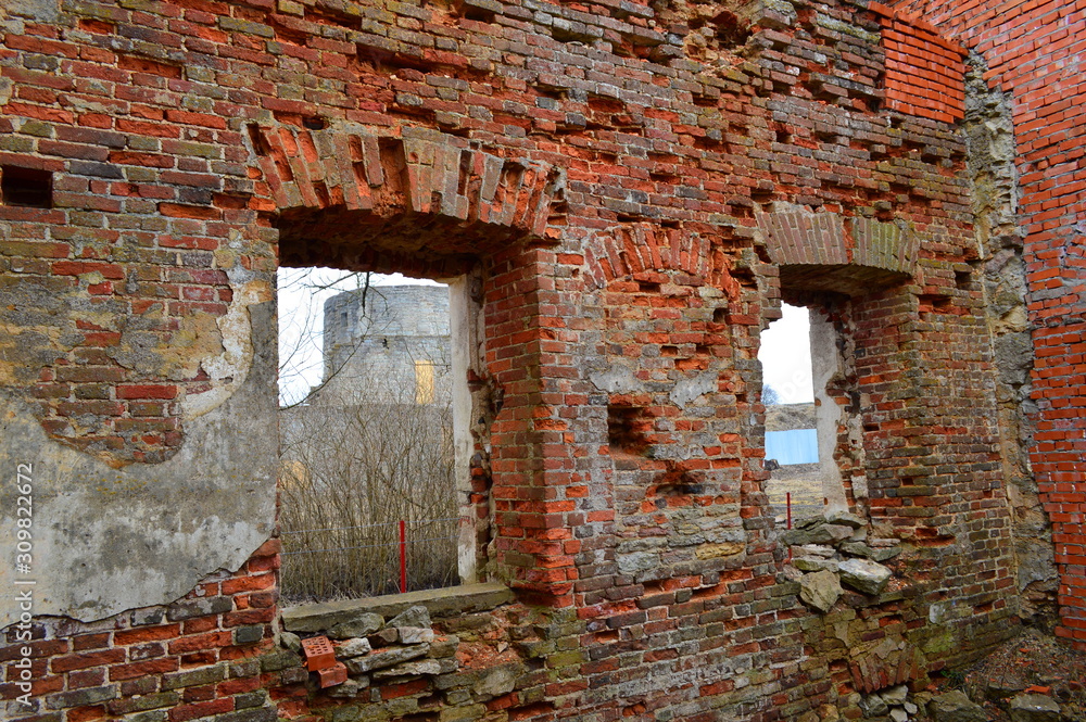 old castle in koporye old castle in koporye
