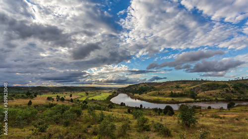 Rice fields landscape, Andasibe, Madagascar