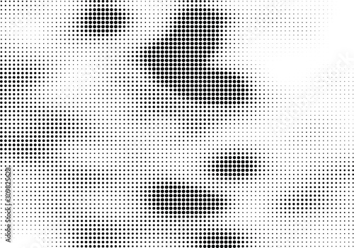 Abstract halftone dotted background. Futuristic grunge pattern, dot, circles. Vector modern optical pop art texture for posters, sites, business cards, cover, labels mockup, vintage stickers layout