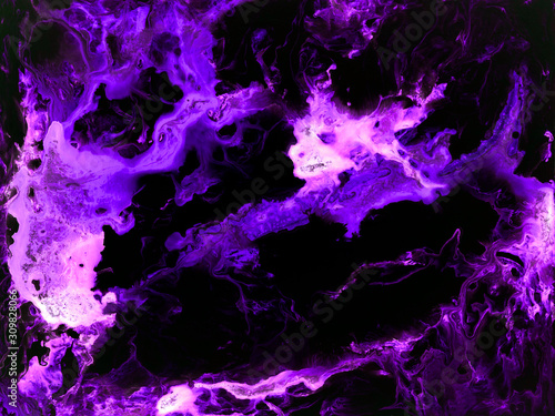 Purple and violet abstract art background, texture painting.