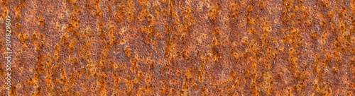 texture of rust on old metal surface