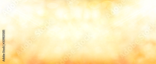 Sunrise bokeh background