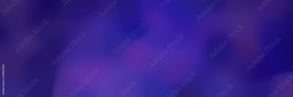 blurred horizontal background texture with midnight blue and dark slate blue colors and free text space