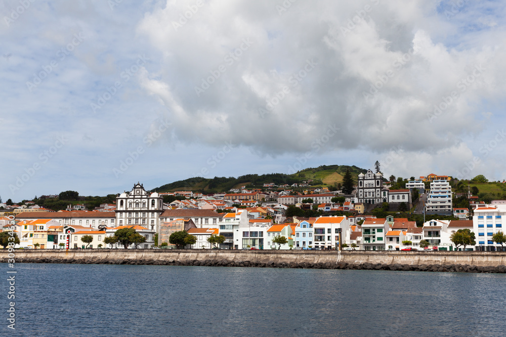 Approaching Horta, Faial, Azores