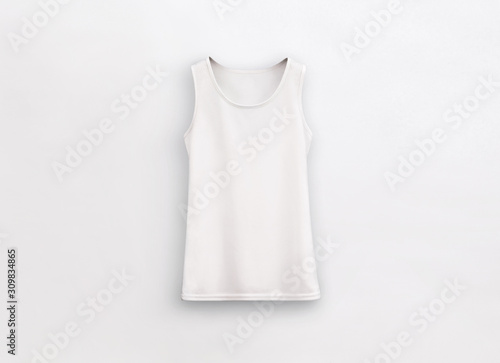 Fitness tank top white
