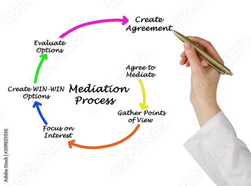 Fotografija Six Components of Mediation Process
