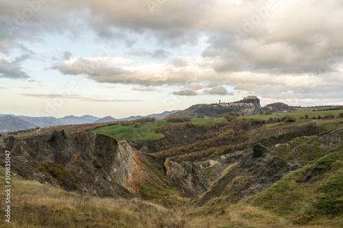 Fantastic places in Marecchia Valley, with the old fortres of Maioletto and San Leo