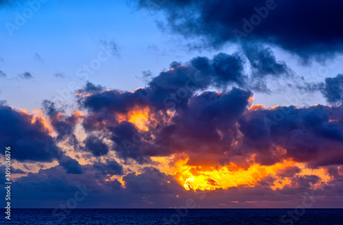 Sunrise over Atlantic Ocean - Los Cocoteros, Lanzarote, Canary Islands, Spain © Marcin