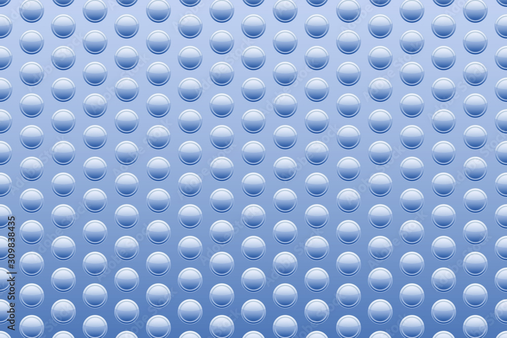 Abstract illustration with round buttons.