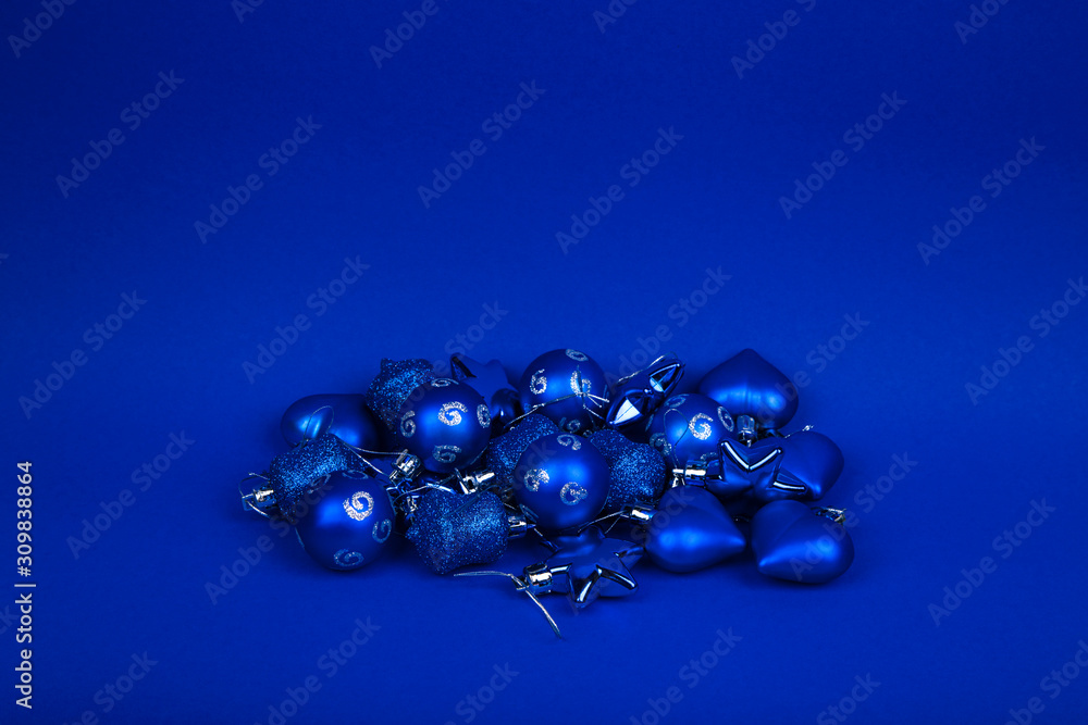 Fototapeta premium Festive glitter christmas decoration