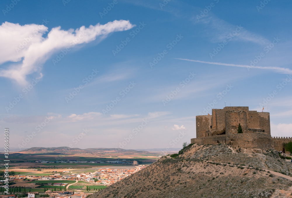 Castillo castellano en el interior de España Castillo castellano en el interior de España