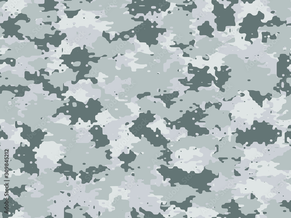 Full seamless winter military camouflage skin pattern vector for decor and textile. Army masking design for hunting textile fabric print and wallpaper. Camo texture design for fashion and home design Full seamless winter military camouflage skin pattern vector for decor and textile. Army masking design for hunting textile fabric print and wallpaper. Camo texture design for fashion and home design