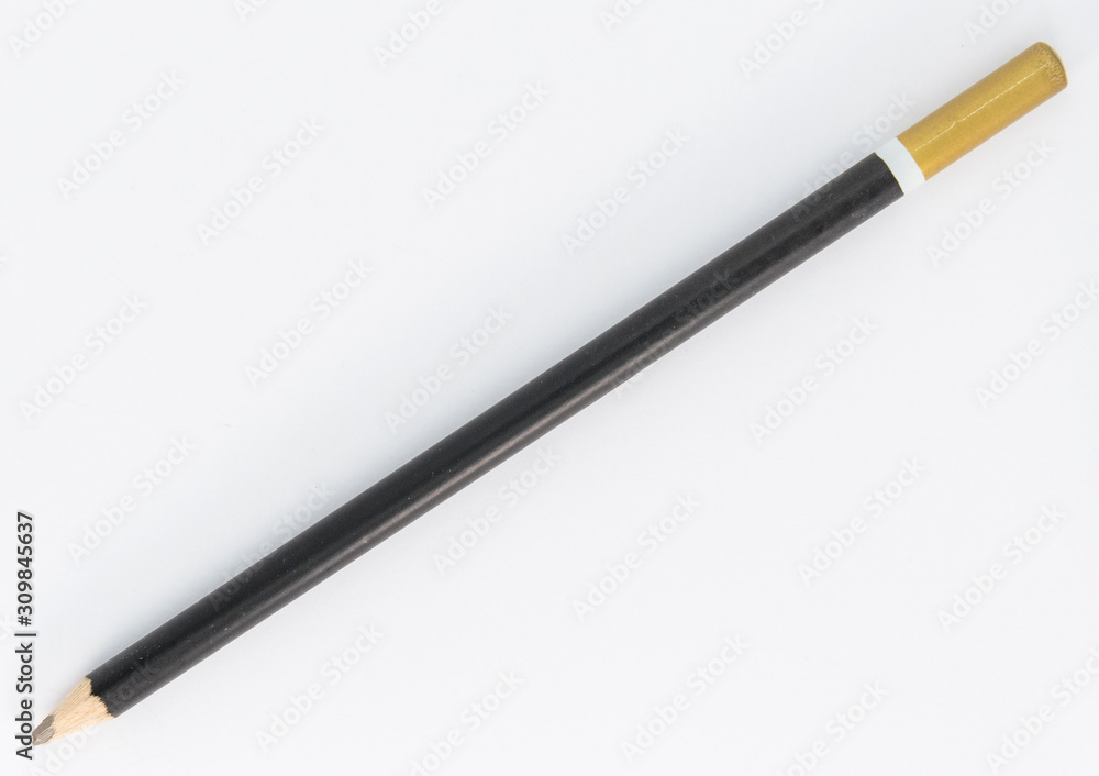 Yellow and black pencil Yellow and black pencil