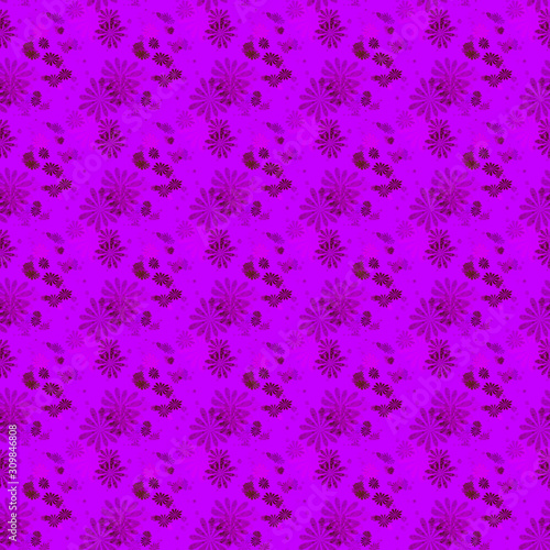Cute Floral pattern in the small pompadour flower. Motifs scattered random. Seamless texture. Elegant template for fashion prints. Printing with very small flowers.